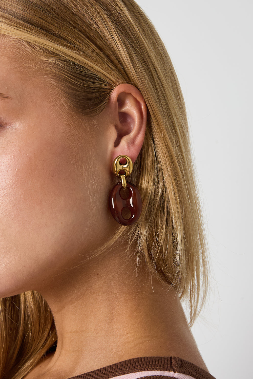 Pendientes colgantes de acrílico con forma geométrica, estilo casual y sencillo para uso diario. Joyería para mujer.