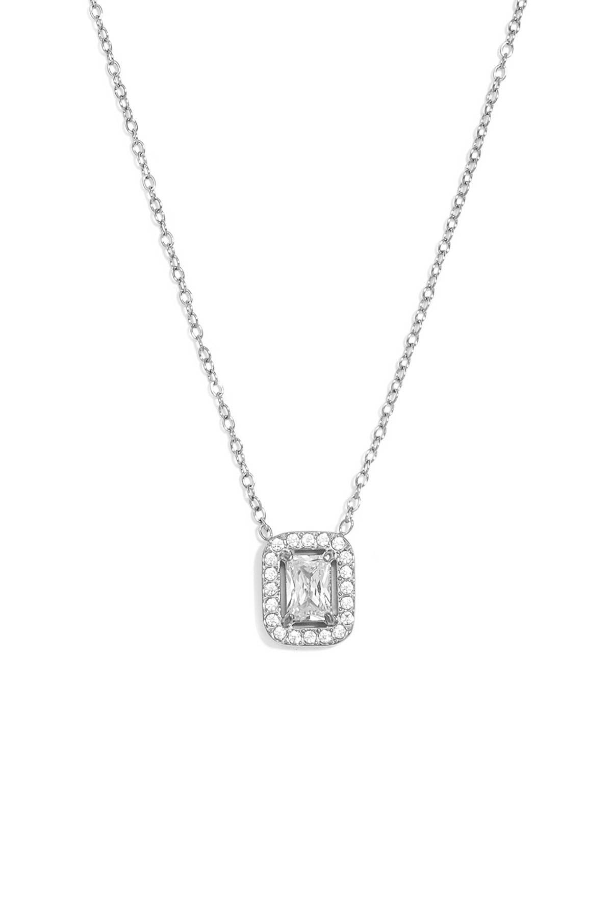 Collares con colgante de acero inoxidable, forma geométrica, sencillos, de la serie Daily Simple, joyería para mujer.