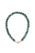 Chic Resin & Stainless Steel Beaded Necklace