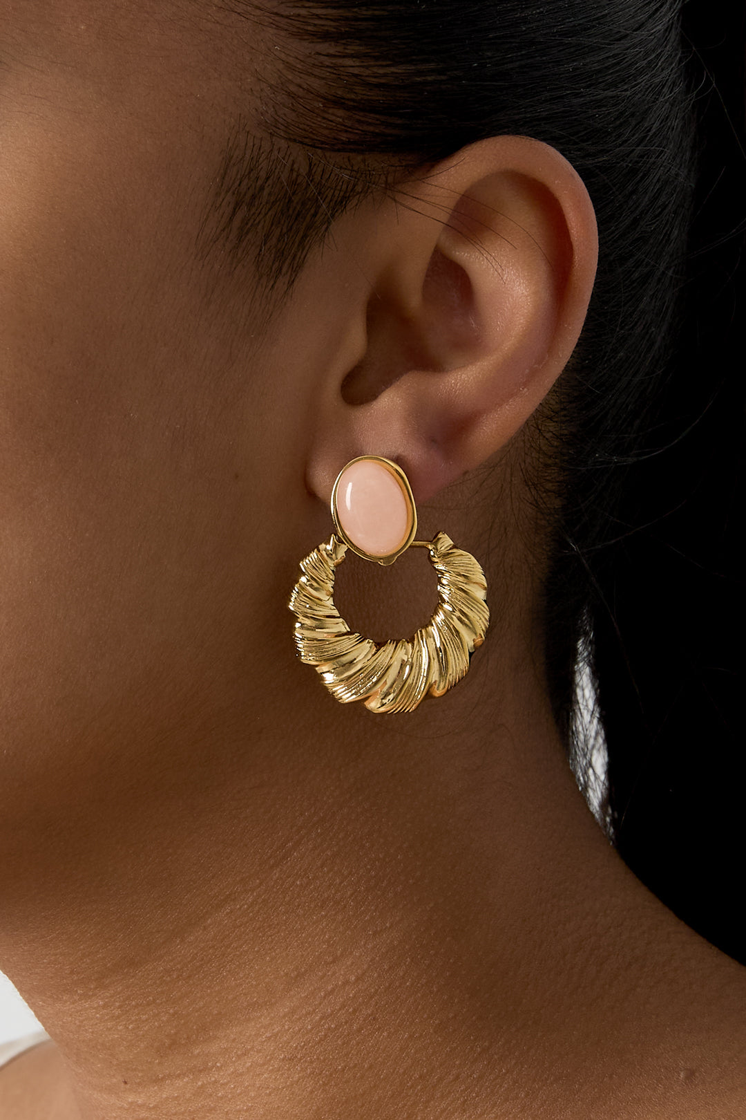 Elegant Irregular Shaped Drop Earrings for Spring/Summer