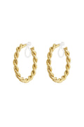 Stylish 14K Gold Plated Clip-On Earrings for All