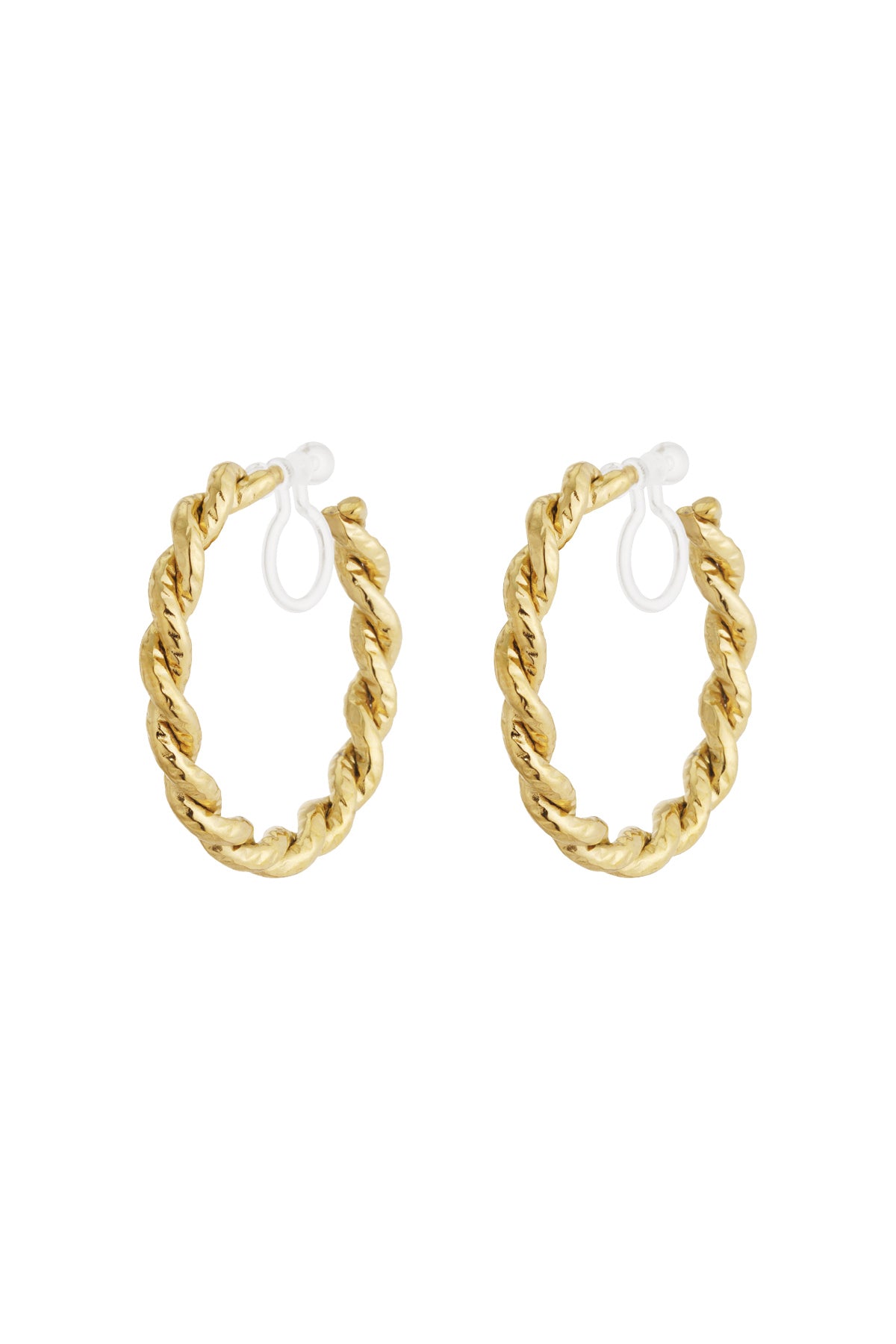 Stylish 14K Gold Plated Clip-On Earrings for All