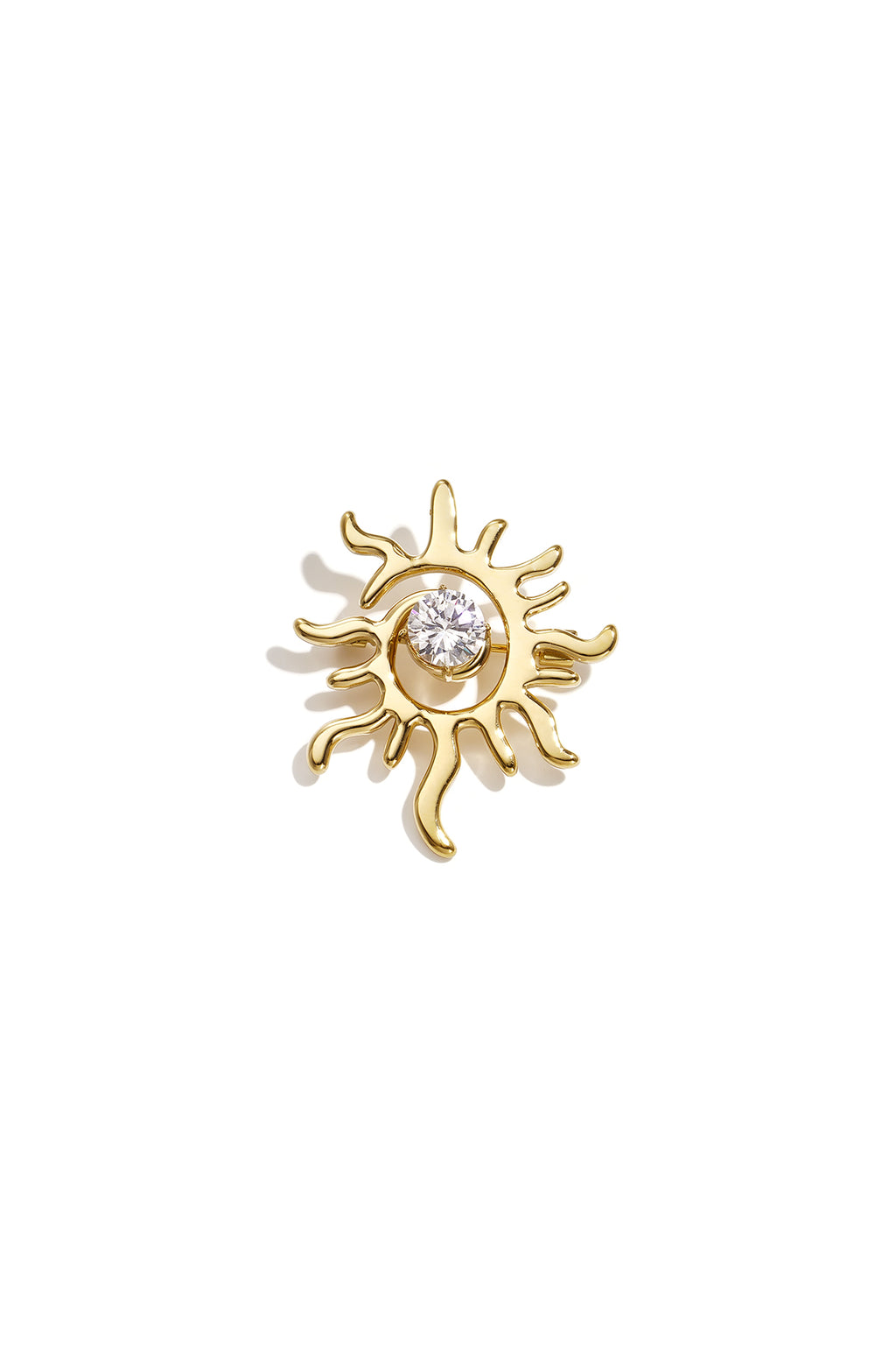 Broches Sol Sencillos Acero Inoxidable Accesorios Diarios