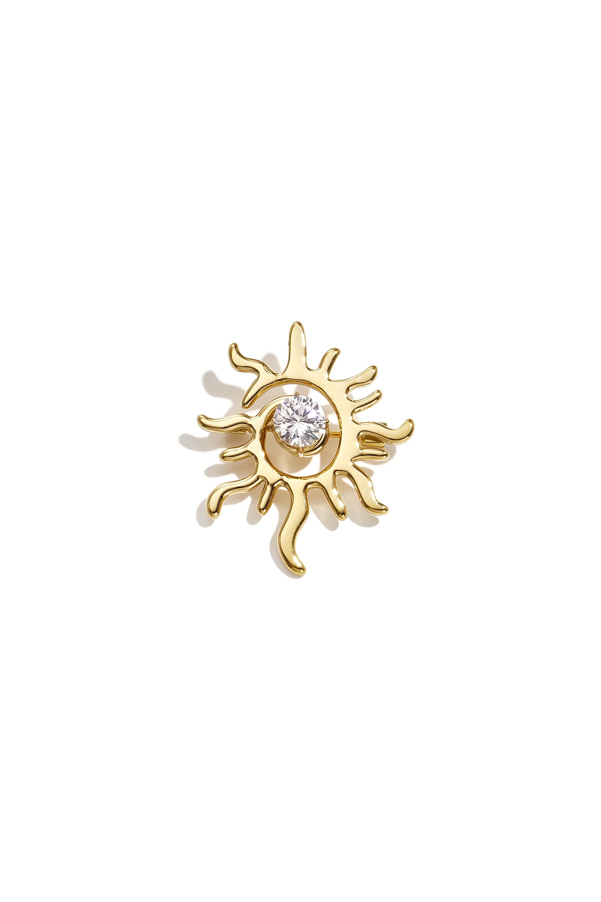 Broches Sol Sencillos Acero Inoxidable Accesorios Diarios