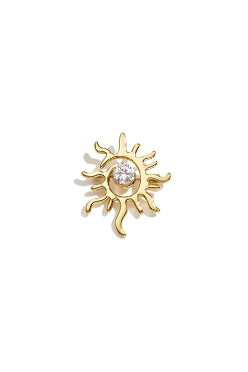 Broches Sol Sencillos Acero Inoxidable Accesorios Diarios