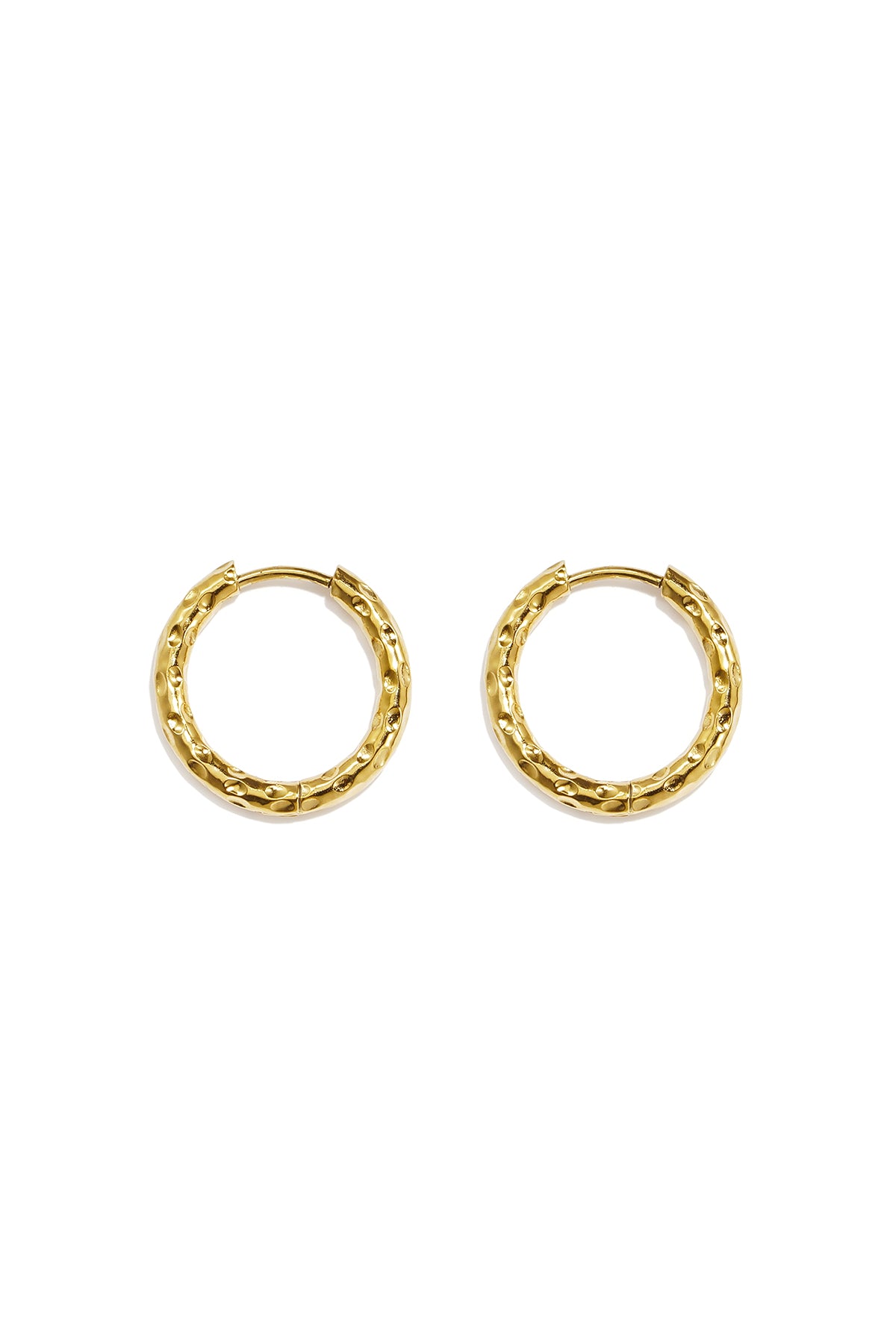 Pendientes de aro de acero inoxidable Circle Simple Daily Simple Series Joyería para mujer