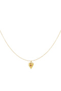 Charming 14K Gold Plated Heart Pendant Necklace