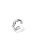 Anillos minimalistas de acero inoxidable con forma irregular, sencillos para uso diario, de la serie Simple. Joyería para mujer.