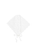 Elegant Summer Scarf in White and Black