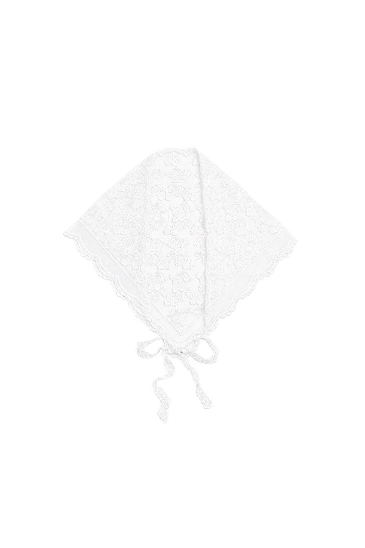 Elegant Summer Scarf in White and Black