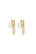 Pendientes colgantes de acero inoxidable, estilo círculo, sencillos, de la serie Daily Simple, joyería para mujer.