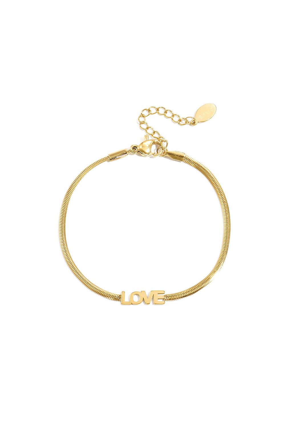 Stylish Letter Charm Bracelet for Everyday Elegance