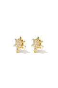 Pendientes de botón de acero inoxidable con forma irregular, estilo casual y sencillo para uso diario. Joyería para mujer.