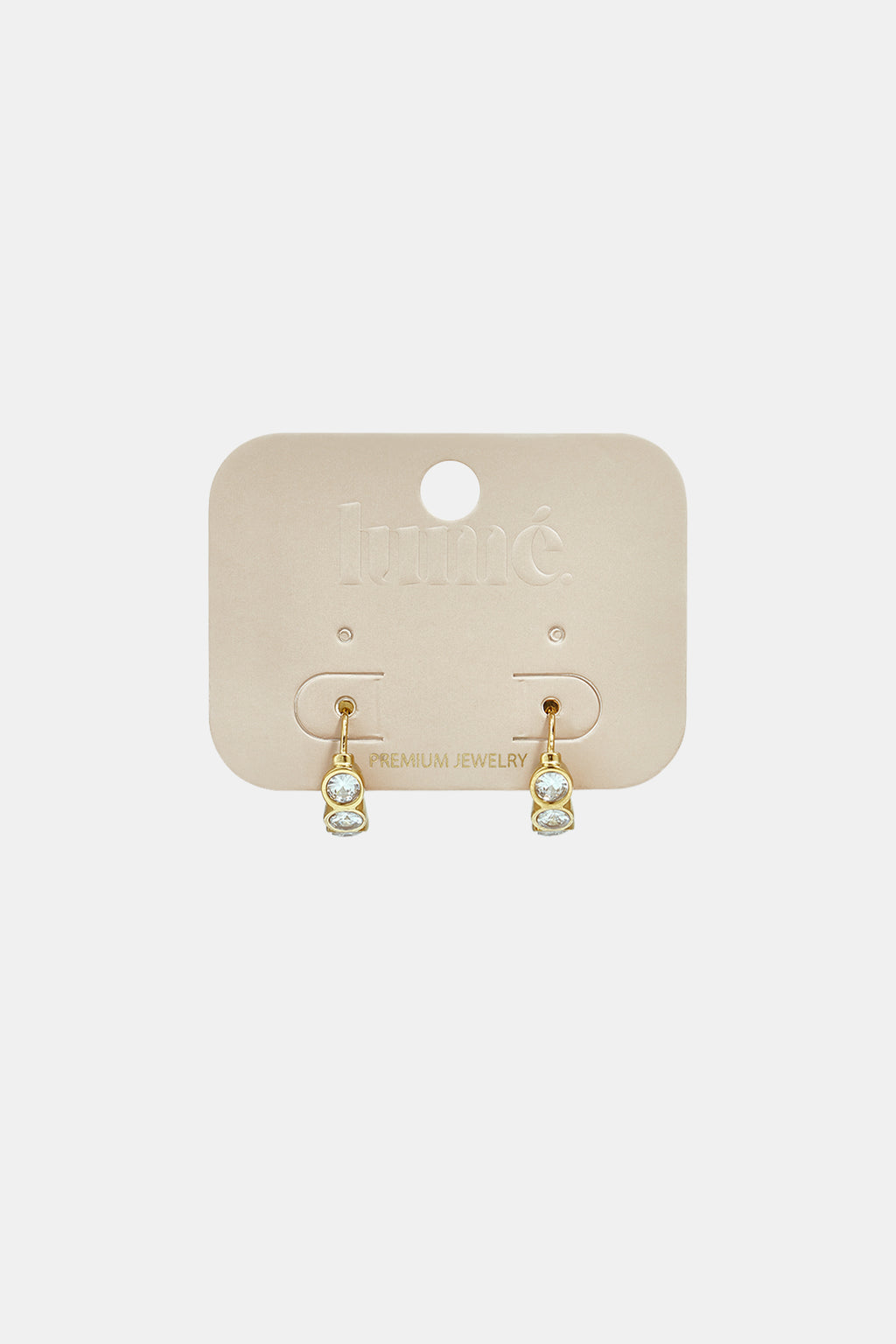 Pendientes de aro de acero inoxidable Circle Simple Daily Simple Series Joyería para mujer