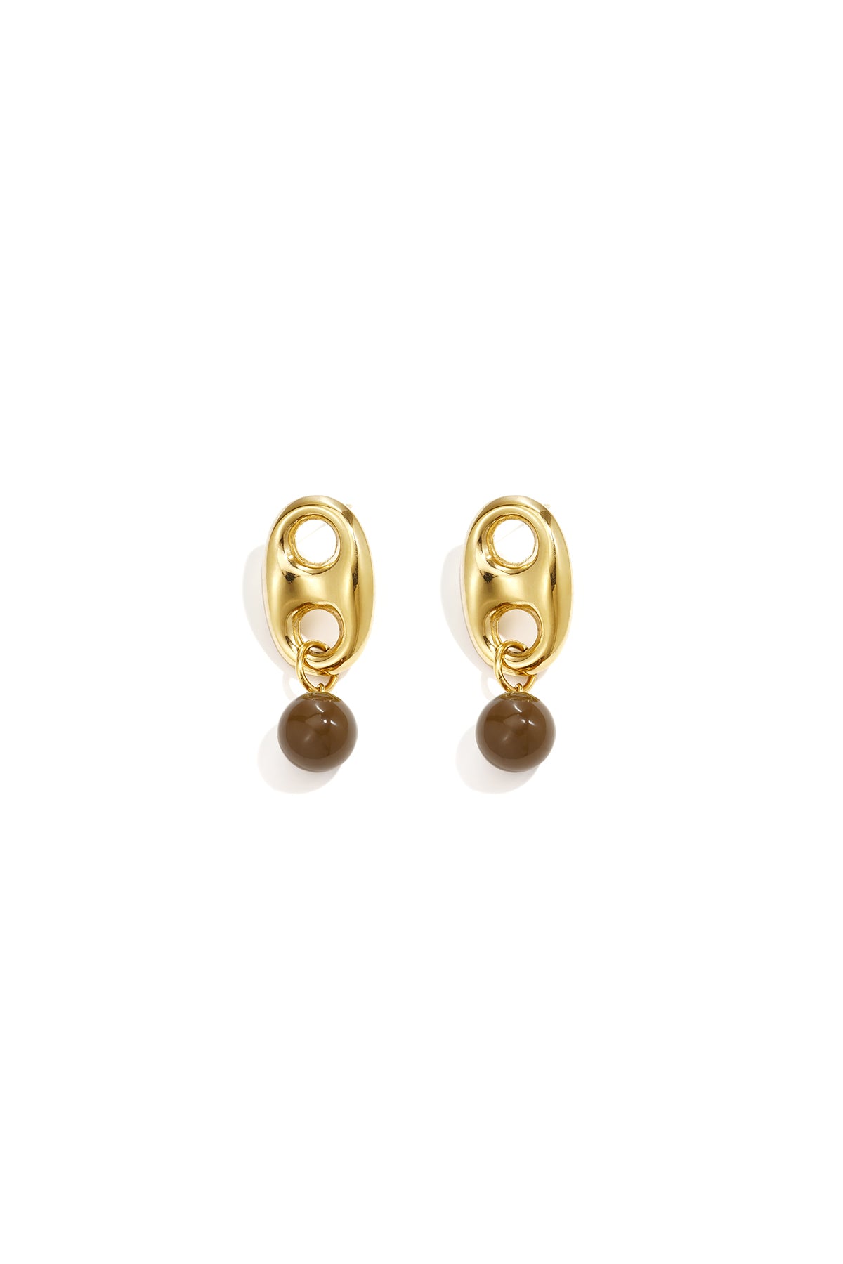 Pendientes colgantes de acero inoxidable con forma geométrica, sencillos para uso diario, de la serie Simple. Joyería para mujer.
