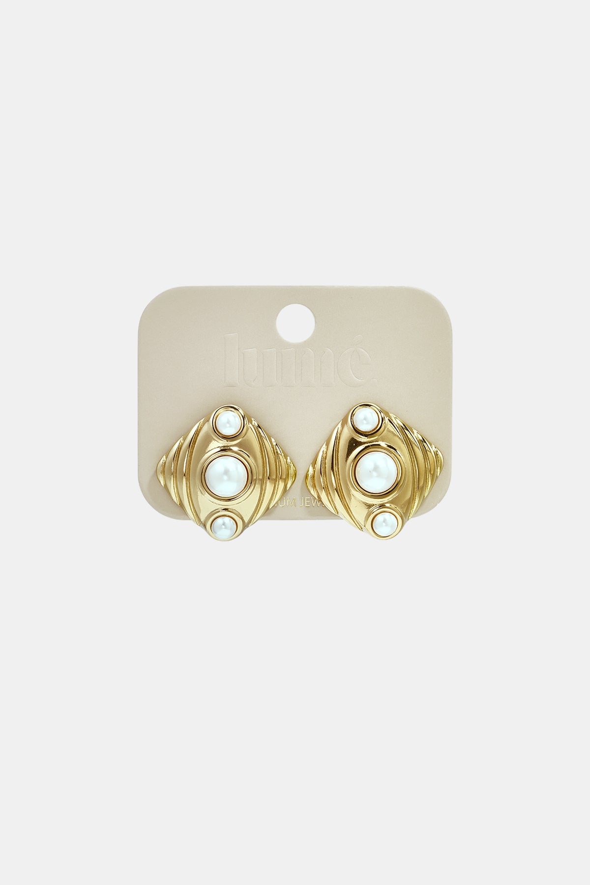 Pendientes de botón de acero inoxidable con forma geométrica, sencillos, de la serie Daily Simple, joyería para mujer.