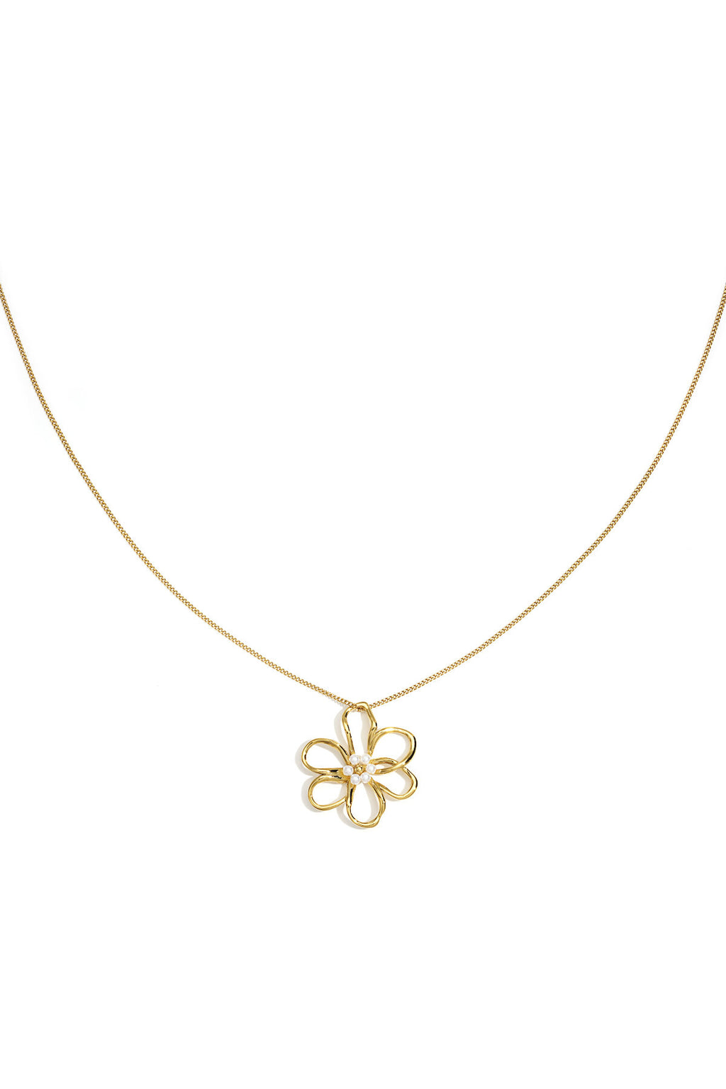Elegant Gold-Plated Long Necklace for Women