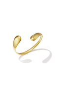 Pulseras de acero inoxidable con forma irregular, estilo sencillo para uso diario, serie Simple. Joyería para mujer.