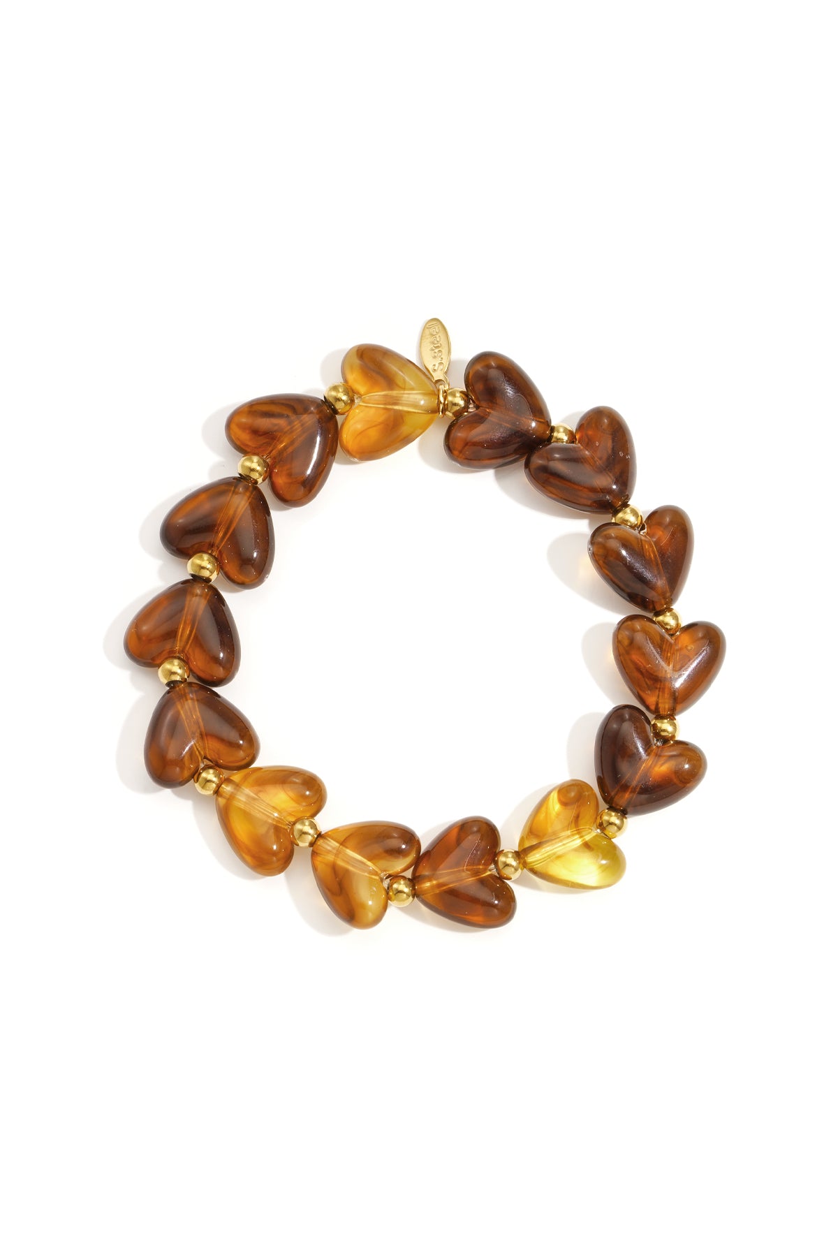 Pulsera de cuentas corazón
