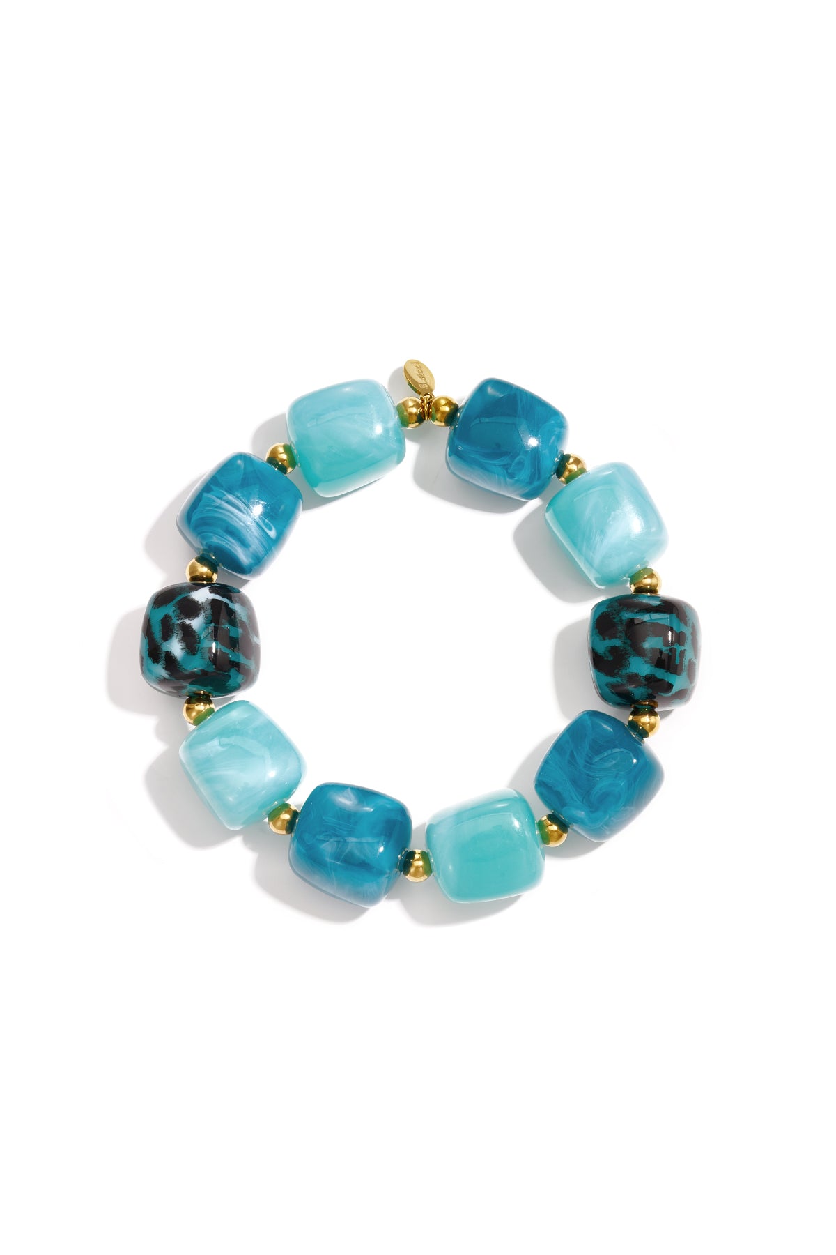 Pulseras de cuentas acrílicas, cuentas sencillas, serie sencilla diaria, joyería para mujer