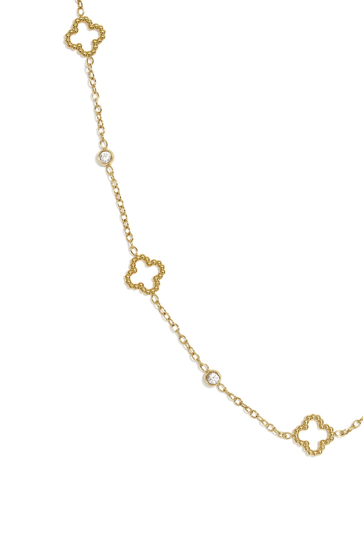 Collares con colgante de acero inoxidable Clover Simple Daily Simple Series Joyería para mujer