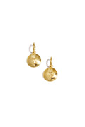 Elegant Gold Drop Earrings for Women - Romantic Floral Design