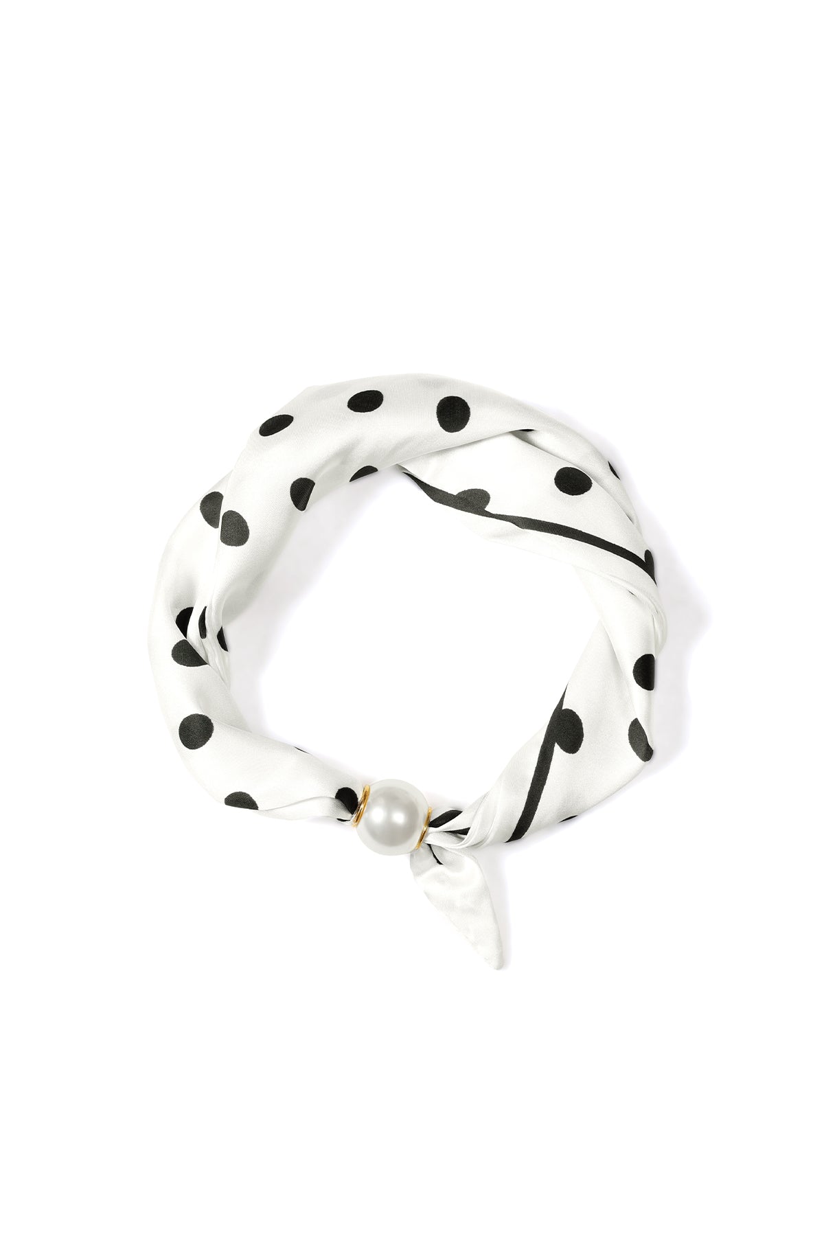 Bufandas de verano con lunares, sencillas, de poliéster, accesorios para el día a día.