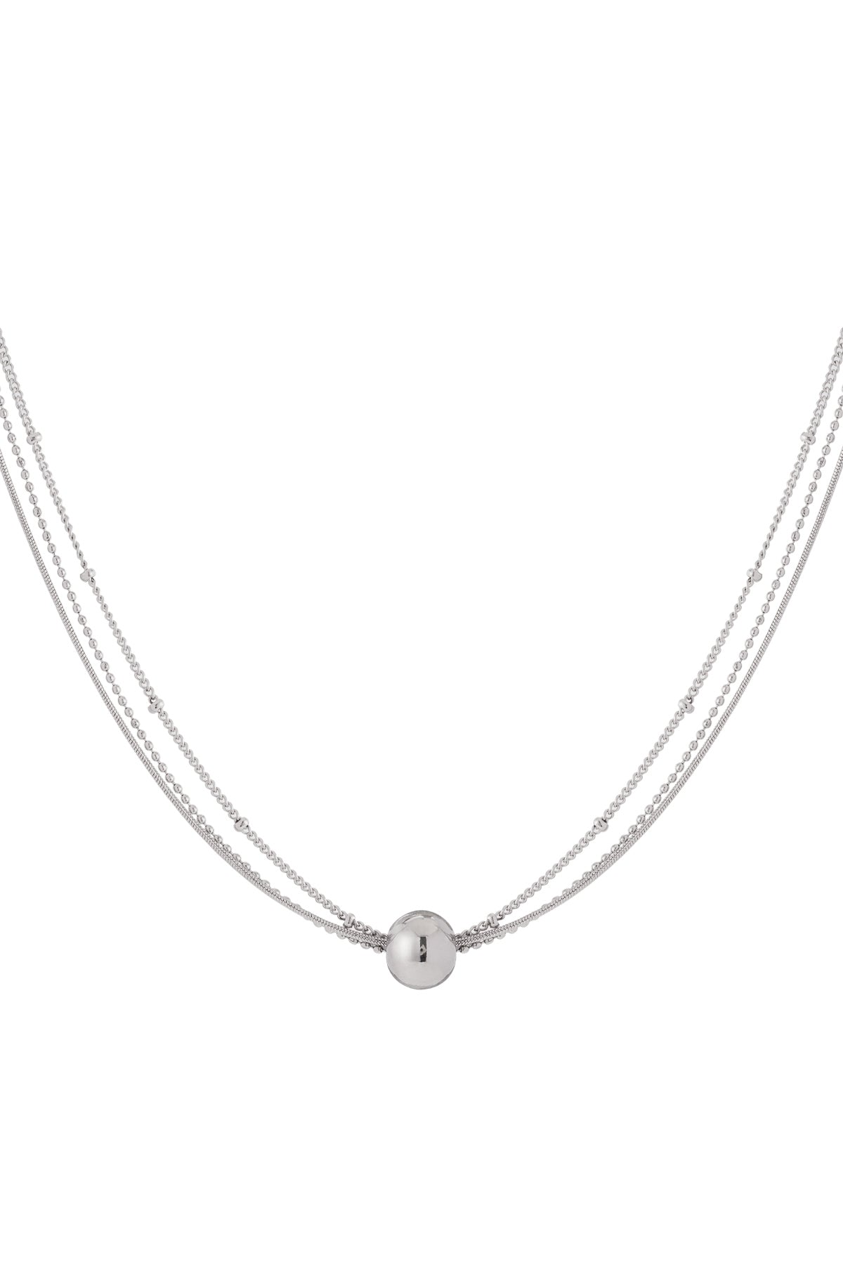 Elegant 14K Gold Plated Irregular Pendant Necklace