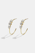 Pendientes de aro de acero inoxidable Circle Simple Daily Simple Series Joyería para mujer