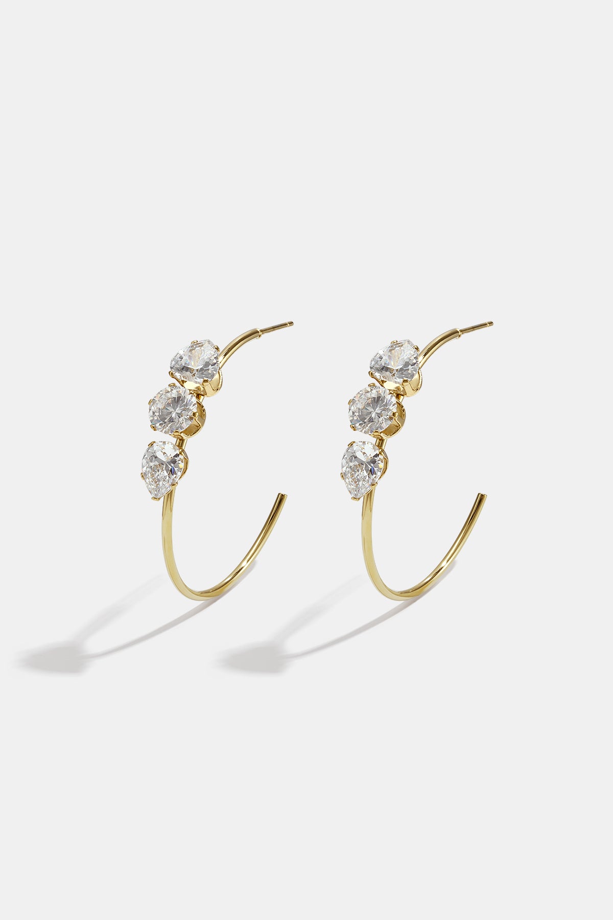 Pendientes de aro de acero inoxidable Circle Simple Daily Simple Series Joyería para mujer