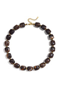 Collares de cuentas acrílicas con degradado de color, sencillos para el día a día, de la serie Simple. Joyería para mujer.