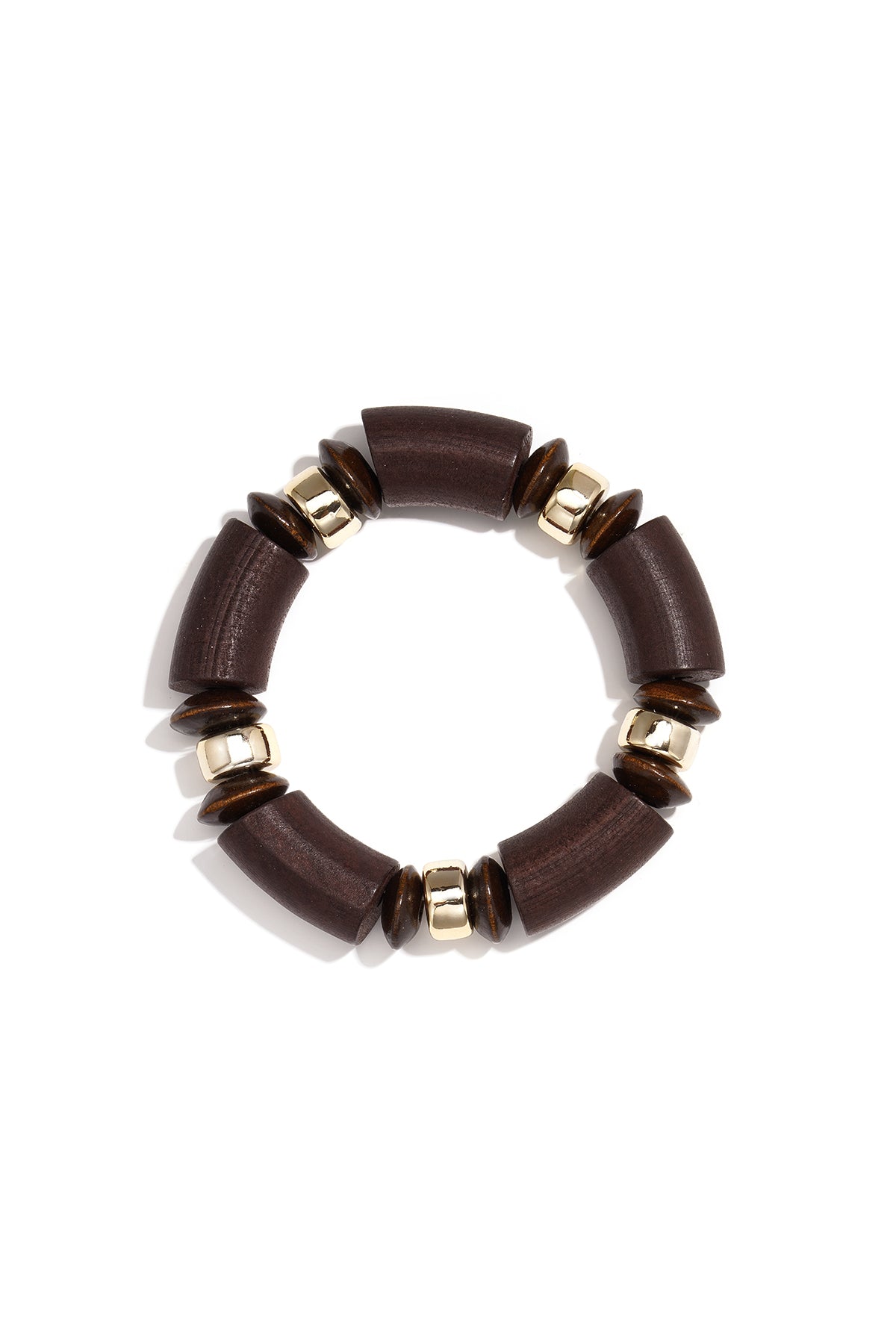 Retro Wooden Beaded Bracelet for Unisex Style