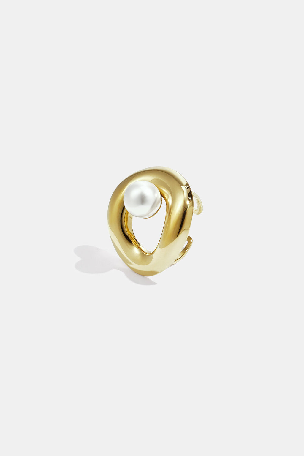 Elegant Adjustable Statement Ring in Silver & Gold