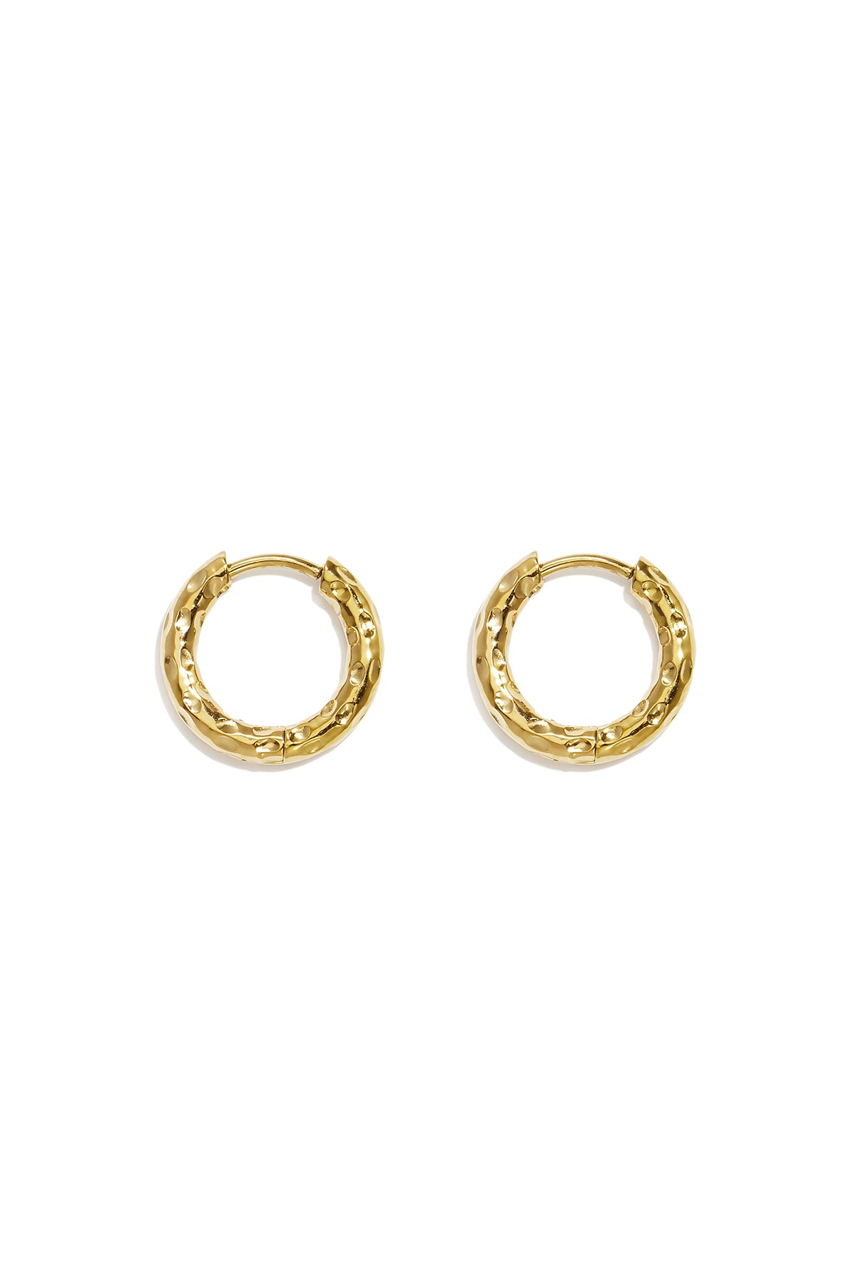 Pendientes de aro de acero inoxidable Circle Simple Daily Simple Series Joyería para mujer
