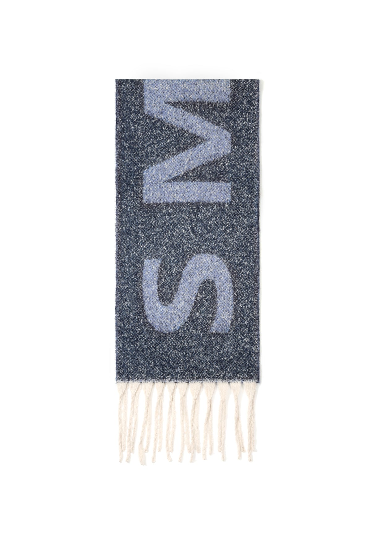 Bufandas de invierno con letras sencillas de poliéster para uso diario.