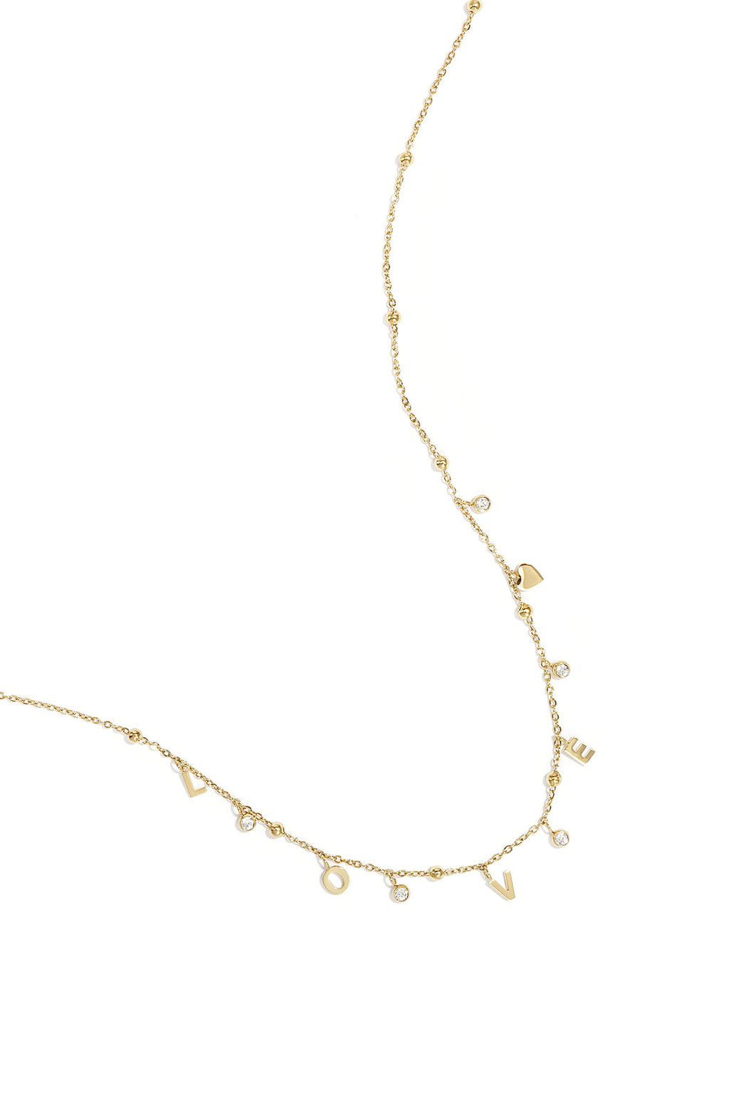 Elegant Gold Color Zircon Pendant Necklace for Daily Wear