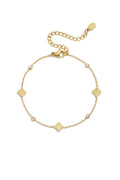 Stylish Clover Charm Bracelet for Everyday Elegance