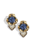 Elegant Flower Heart Drop Earrings for Fall/Winter