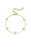 Stylish Clover Charm Bracelet for Everyday Wear