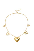 Elegant Gold Heart Pendant Necklace for Everyday Wear
