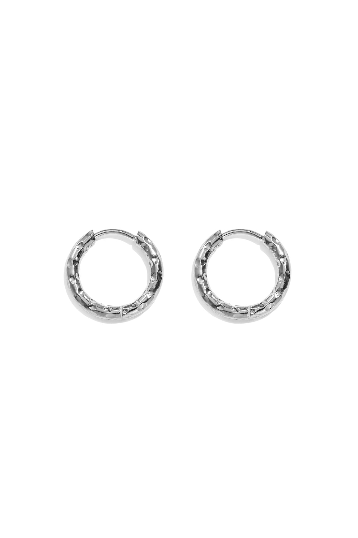 Pendientes de aro de acero inoxidable Circle Simple Daily Simple Series Joyería para mujer