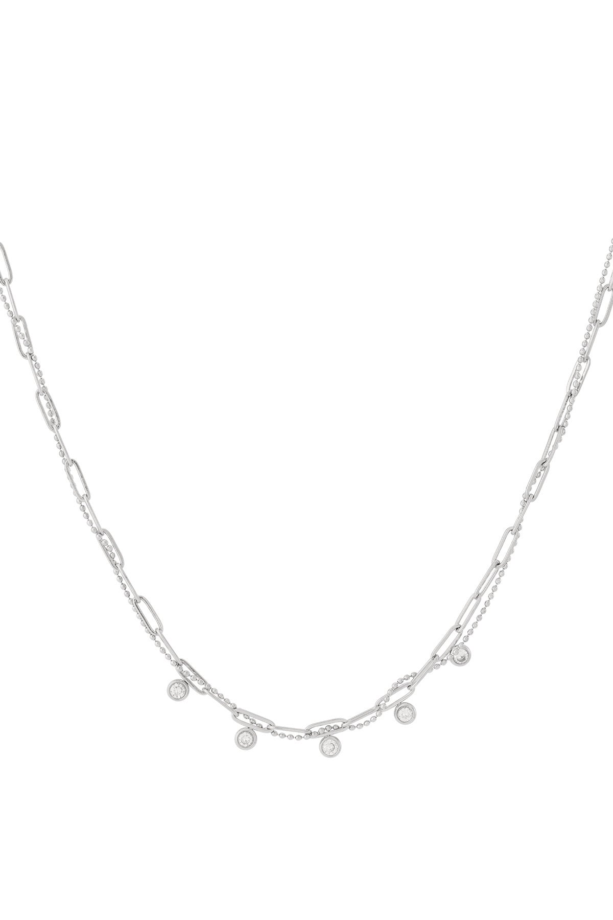 Collar de cadena brillante