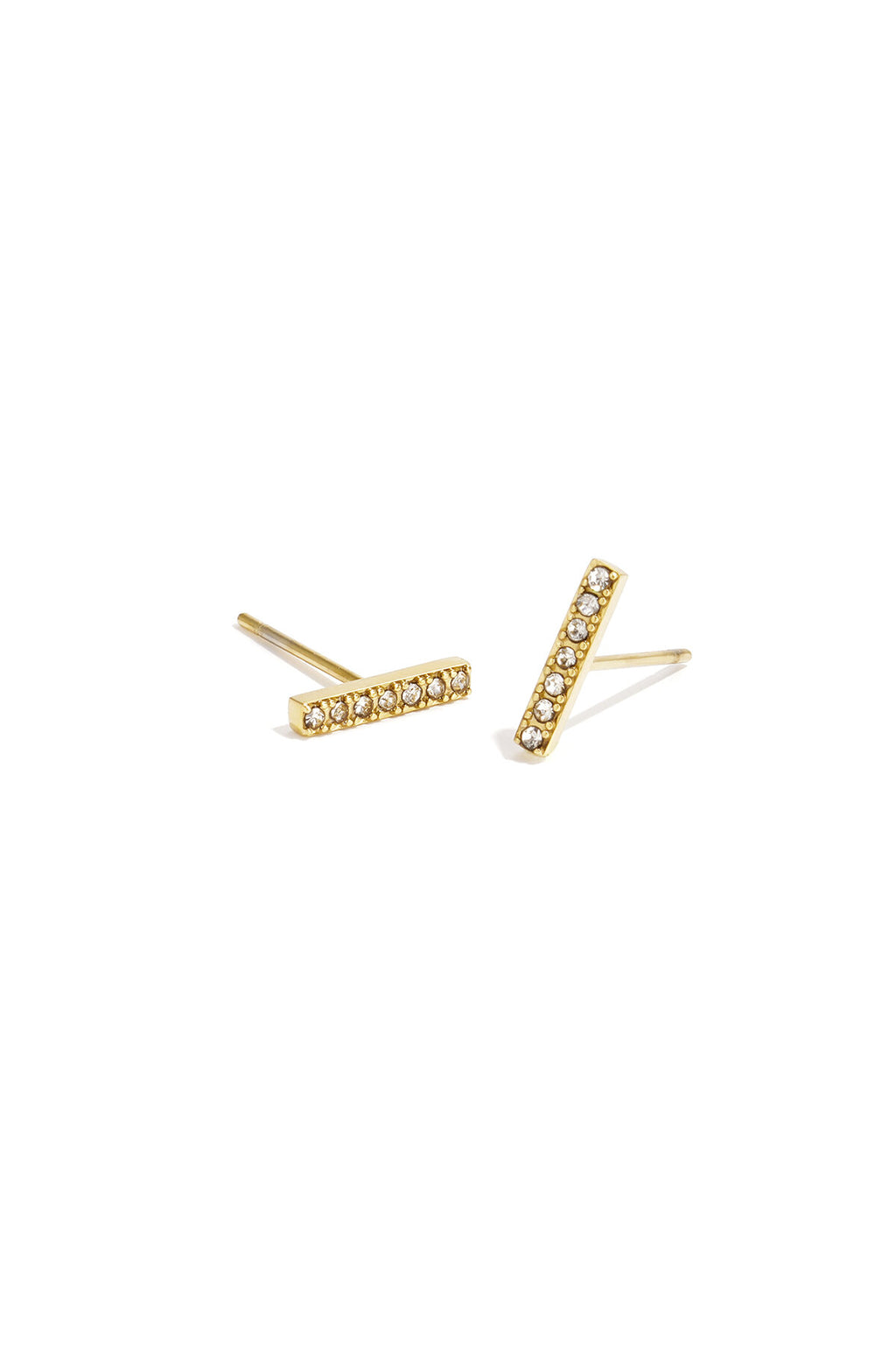 Elegant Mini Rhinestone Stud Earrings for Everyday Sparkle