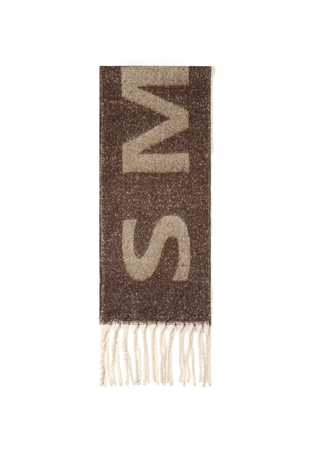 Bufandas de invierno con letras sencillas de poliéster para uso diario.