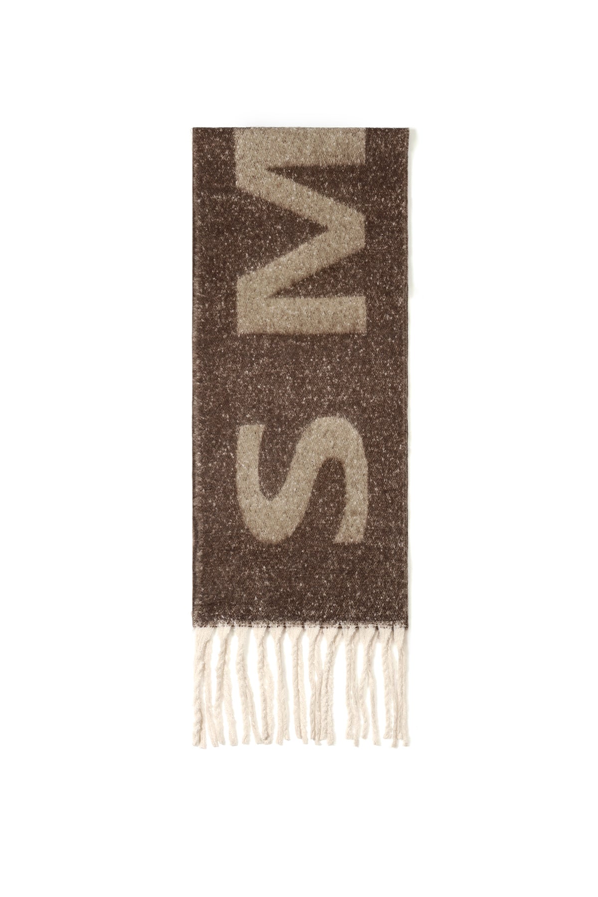 Bufandas de invierno con letras sencillas de poliéster para uso diario.