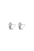 Pendientes de botón de acero inoxidable con forma geométrica, sencillos, de la serie Daily Simple, joyería para mujer.