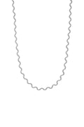 Collares de cadena de acero inoxidable, cadena sencilla para uso diario, serie sencilla, joyería para mujer