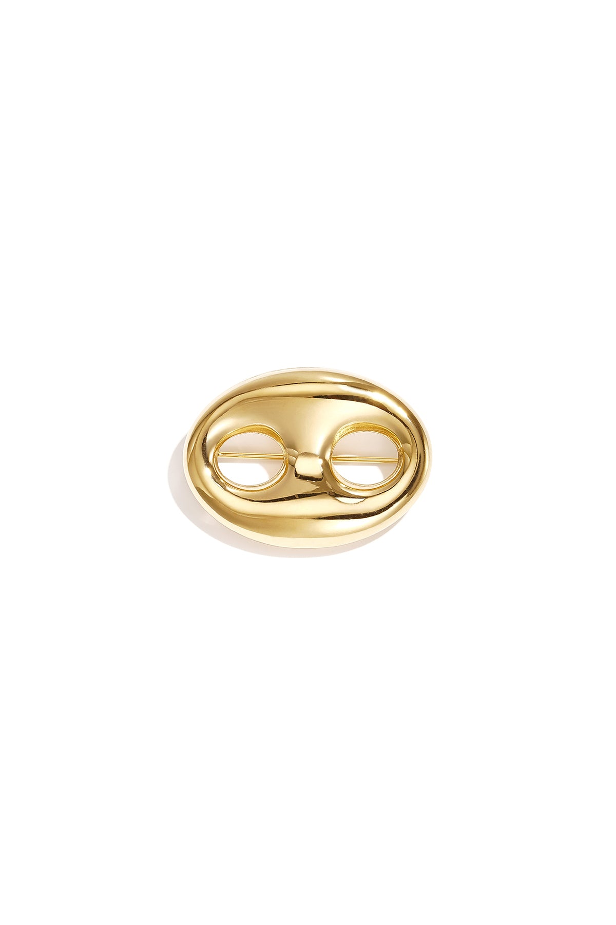 Stylish Gold Color Stainless Steel Brooch