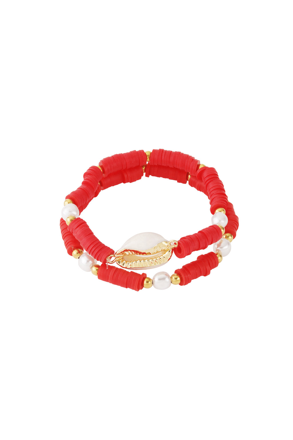 14K Gold Plated Beaded Bracelet for Women
