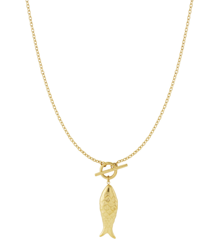 collar largo de pez